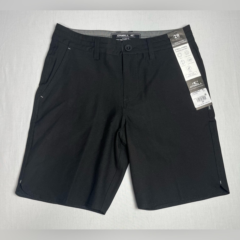 O'Neill Men's Classic Black Hybrid Shorts